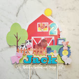 Farm Yard - 3D  Layered Cake Topper