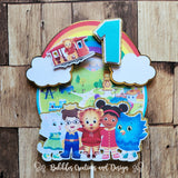 Daniel Tiger - 3D Layered Cake Topper