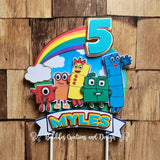 Number Blocks - 3D Layered Cake Topper