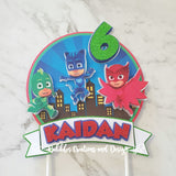 PJ Mask - 3D  Layered Cake Topper