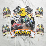 Monster Jam - Monster Trucks - 3D Layered Cake Topper