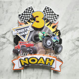 Monster Jam - Monster Trucks - 3D Layered Cake Topper