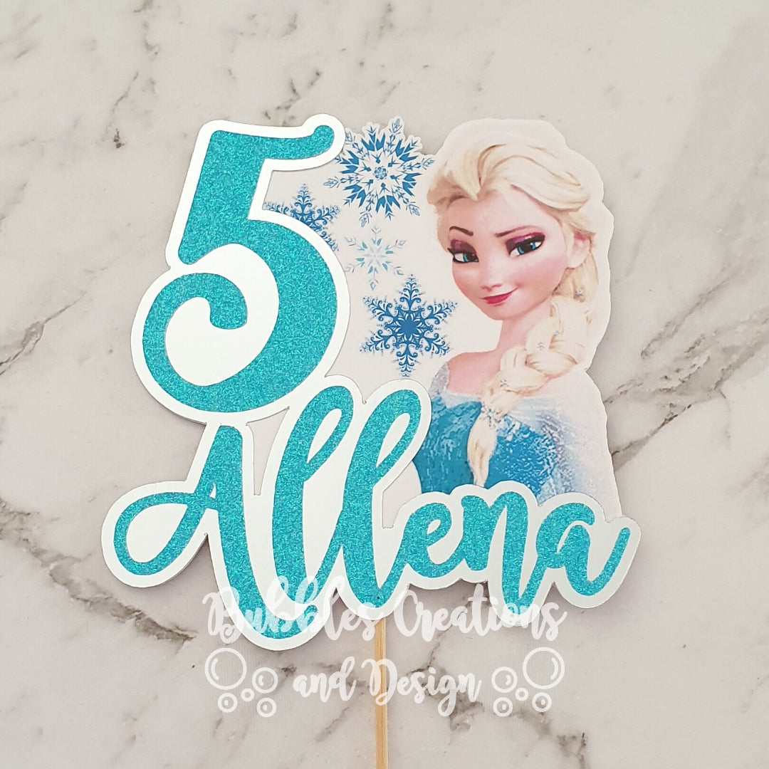 Frozen Elsa - Cake Topper – Bubbles Creations and Design