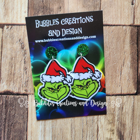 Grinch - Earrings