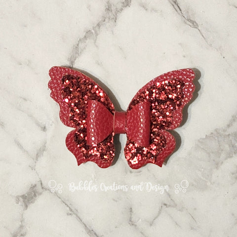 Red Butterfly Bow