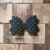 Rainbow Hearts - Hair Clip