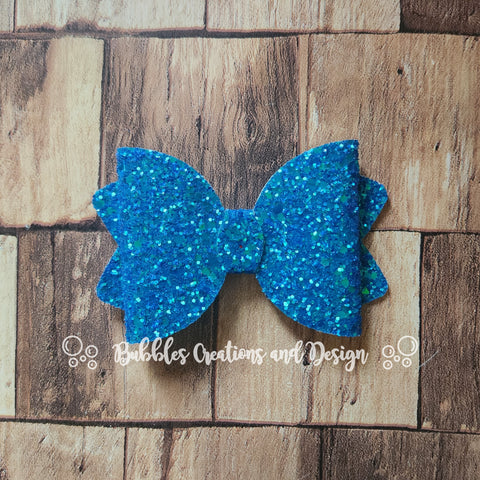 Blue Sparkles - Hair Clip