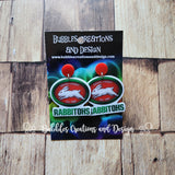 Rabbitohs - Earrings