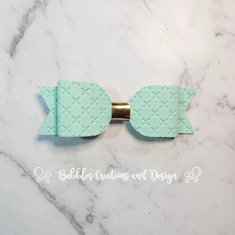 Mint Green Crosses - Sophie Bow