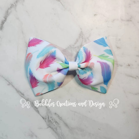 Feathers "Tux" Style Bow