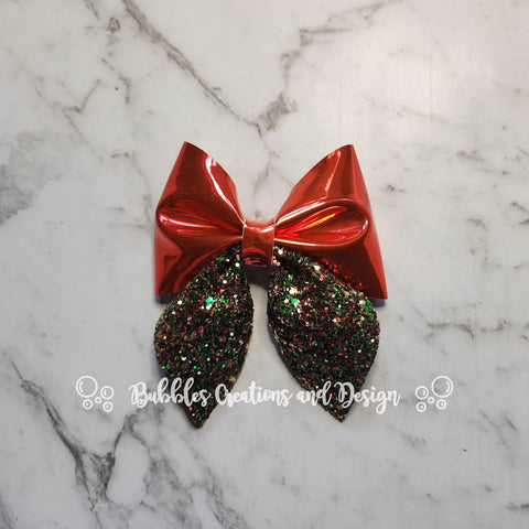 Red & Green - Sailor Bow