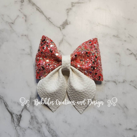 Red & White - Sailor Bow