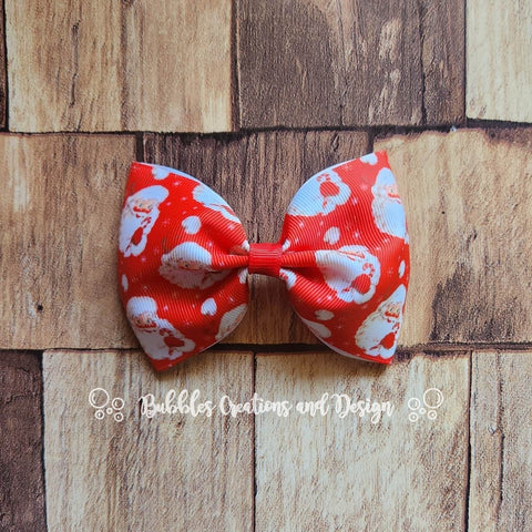 Santa "Tux" Style Bow