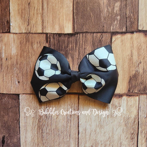 Soccer "Tux" Style Bow