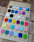 Acrylic Earring Toppers – 15mm Hexagons