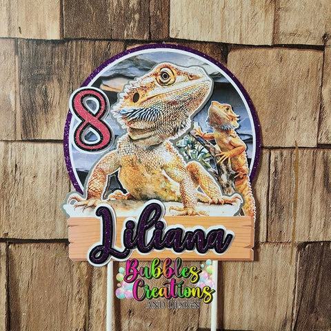 Bearded Dragon - Cake Topper