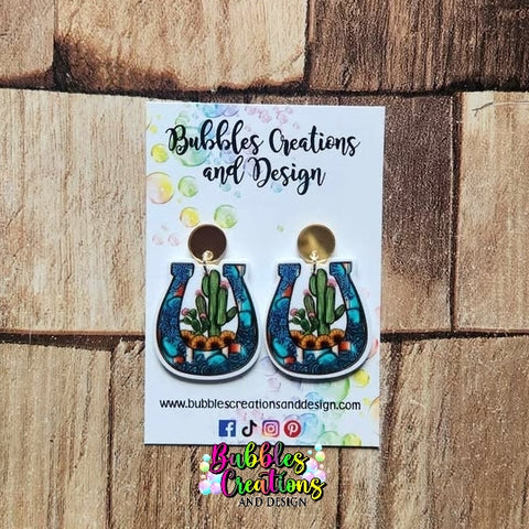 Horse Shoes - Earrings
