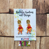 Pooh Bear - Earrings