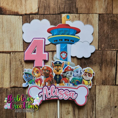 Paw Patrol - 3D Layered Cake Topper