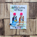 Bluey & Bingo. - Earrings.