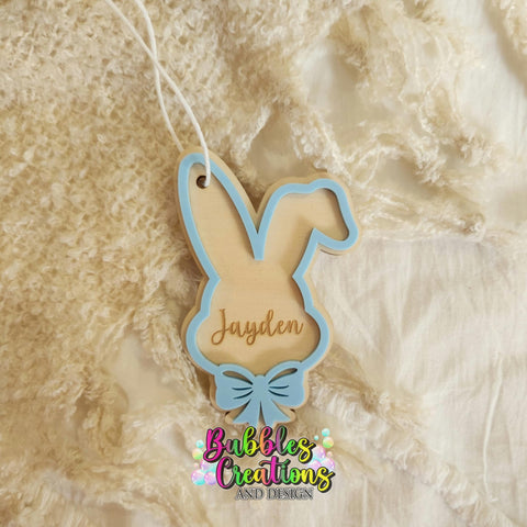 Bunny Shaped Name Tags
