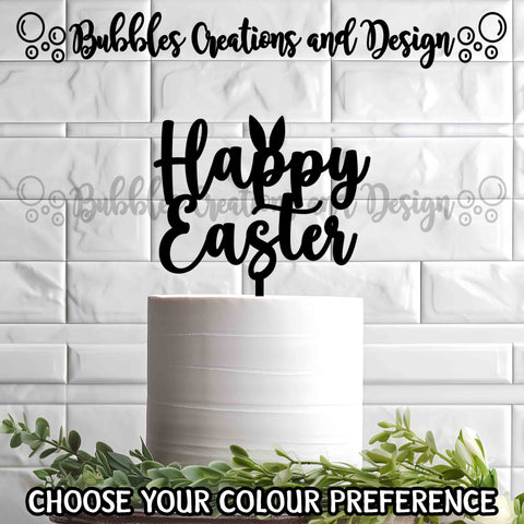 Happy Easter - Acrylic Cake Topper