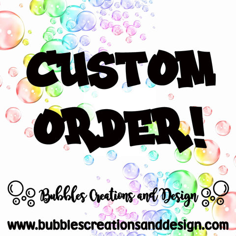 Custom Order - Bridie - Acrylic Design