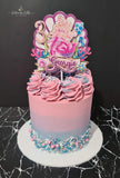 Mermaid Barbie - 3D Layered Cake Topper