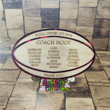 Coach Plaques