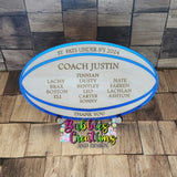 Coach Plaques