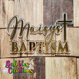 Baptism - Cake Topper