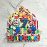 Super Mario Brothers - 3D  Layered Cake Topper