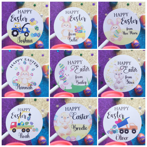 Personalised Easter Stickers