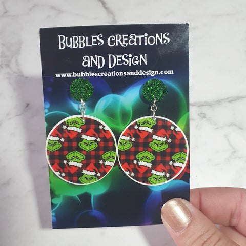 Grinch - Earrings