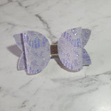 Purple Lace "Maria" Style Bow