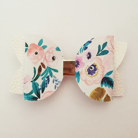 Florals "Maria" Style Bow