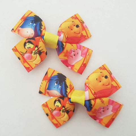 Winnie the Pooh and Friends RIBBON HAIR CLIPS