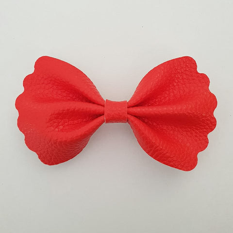Watermelon Red "Milly" Pinch Bow