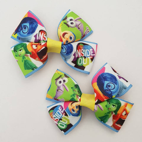 Inside Out RIBBON HAIR CLIPS