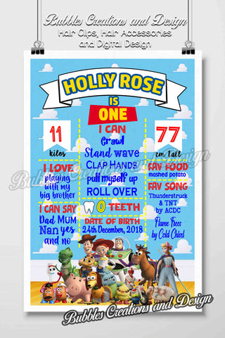 Toy Story - Birthday Board Design