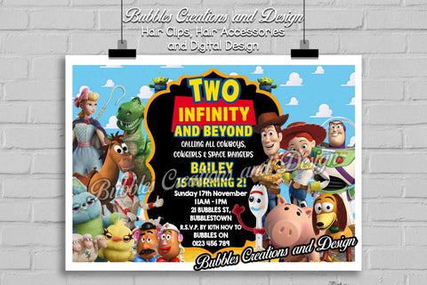 Toy Story 4 - Invitation Design
