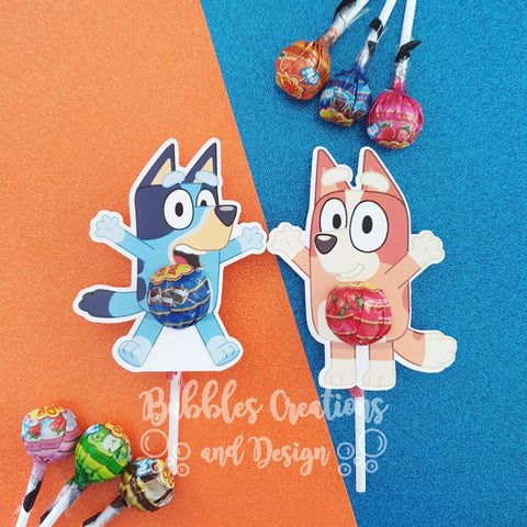 Bluey & Bingo - Lollipop Holders