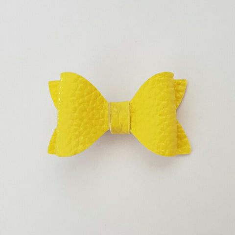 Yellow "EVIE" Style Bow