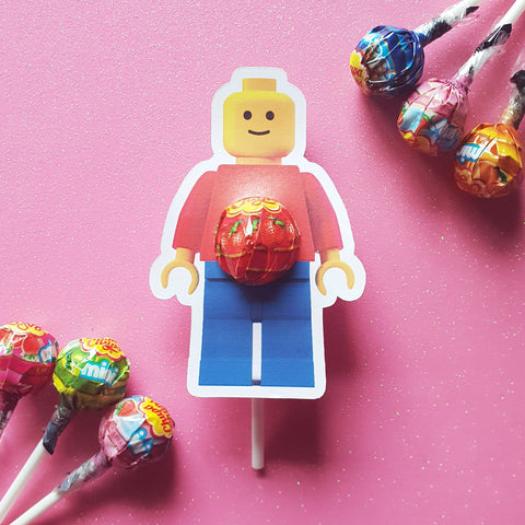 Lego man - Lollipop Holders