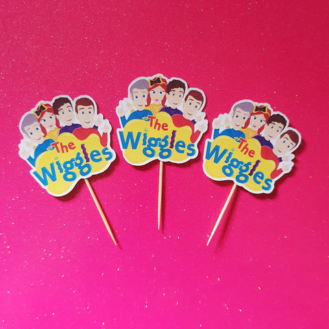 Wiggles - Cupcake Toppers