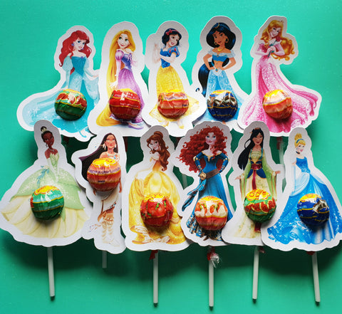 Princesses mixed pack- Lollipop Holders