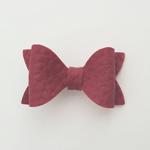 Wine Red "EVIE" Style Bow