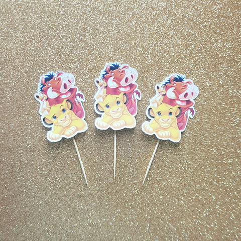 Lion King - Cupcake Toppers