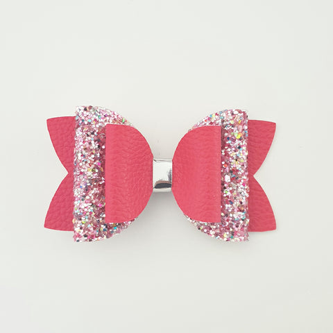Hot Pink "Lux Maria" Style Bow