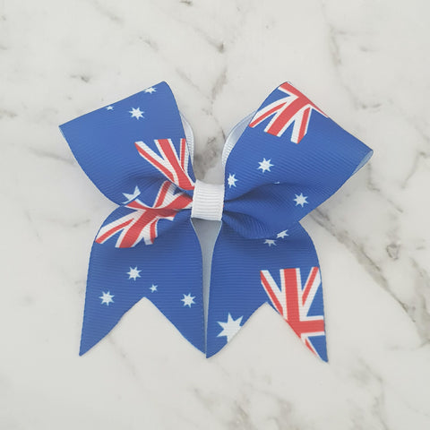 Australian Flag MINI Cheer Bow